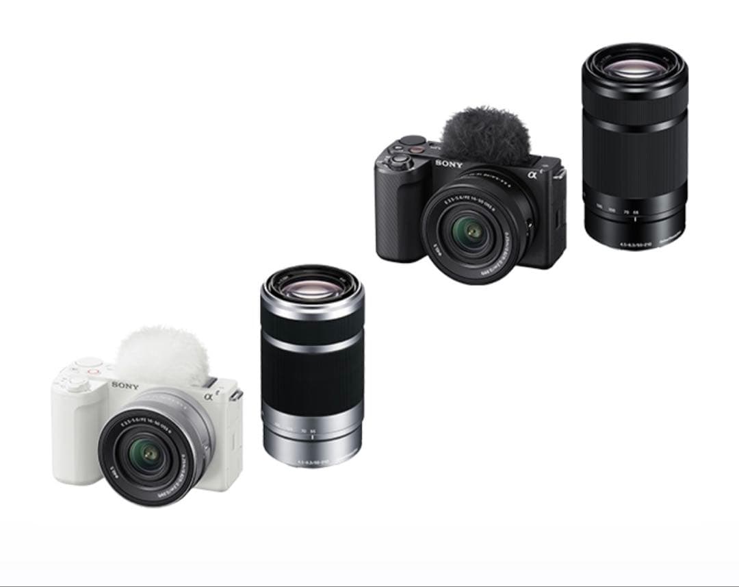 【美品】値下げSONY ZV-E10 II Eマウント バッテリー、レンズ2個付