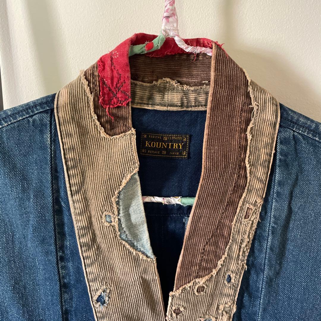 KAPITAL キャピタル　デニムジュバンシャツ　DOTERA