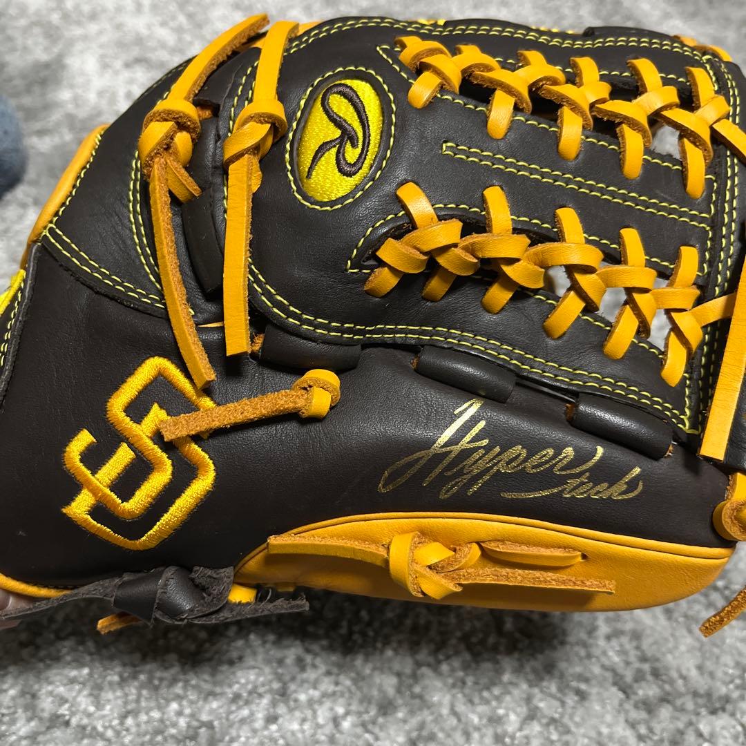 【未使用級】Rawlings Hyper Tech 軟式グローブ