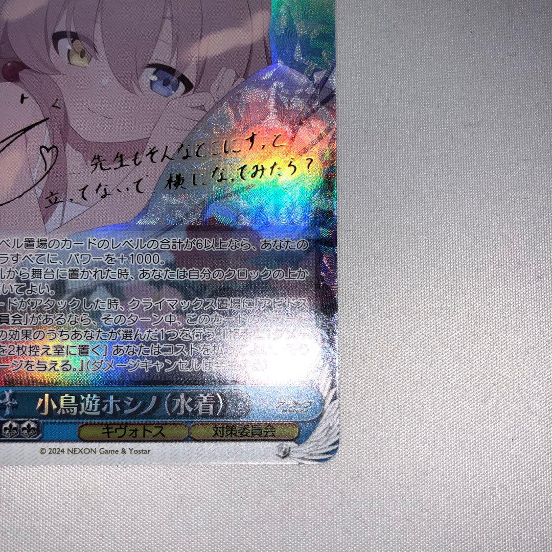 小鳥遊ホシノ 水着 sp ブルーアーカイブ ホシノ サイン