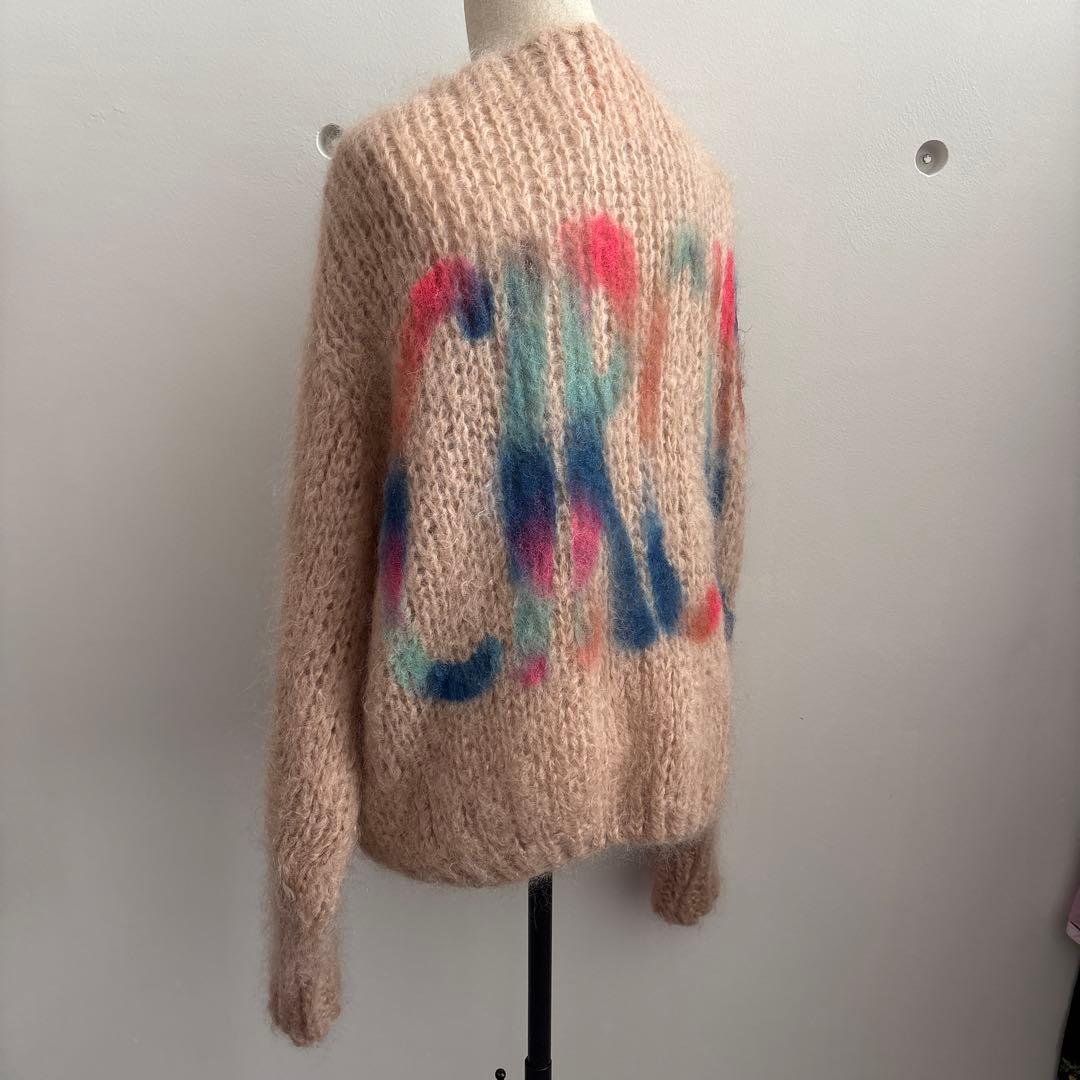 LES TRICOTS D’O×Chaos バックロゴニットカーディガン