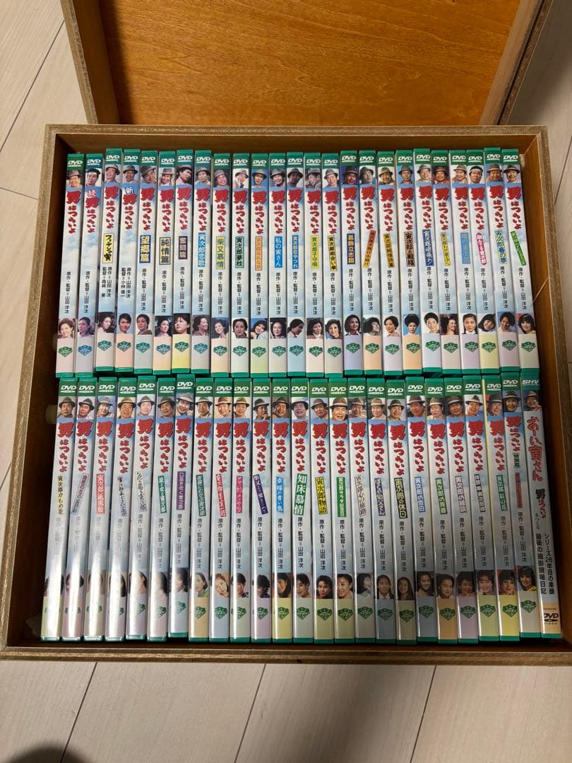 【訳あり・再生未確認】男はつらいよ 寅さん DVD 全50巻 経年品 現状渡し