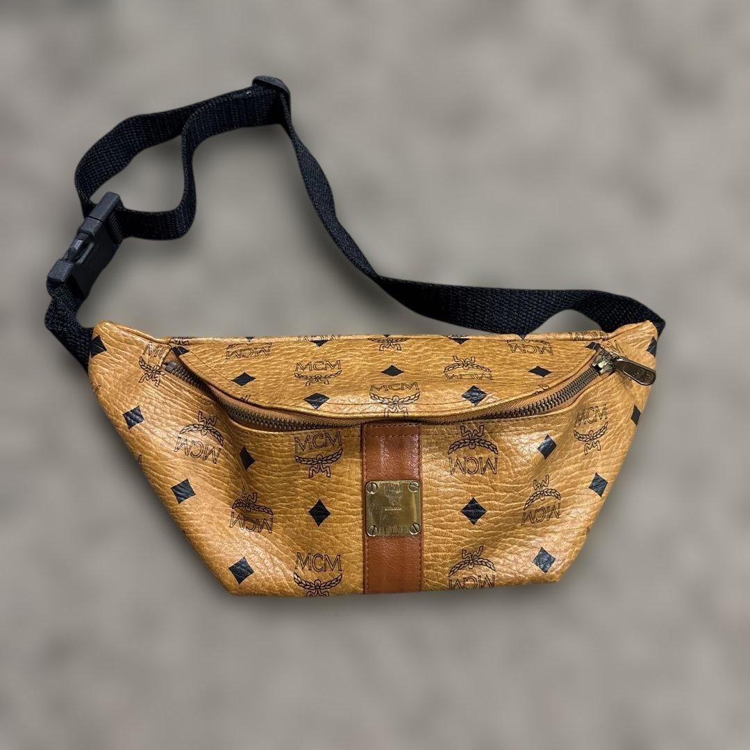 本日限定セール‼️MCM ボディバッグ ブラウン レザー