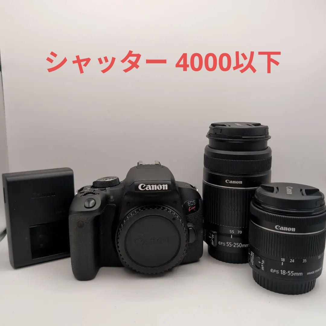 超美品 CANON EOS kiss x9i ダブルレンズ