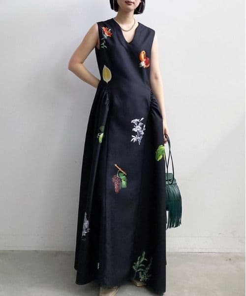 ワンピース ELEANOR LINEN LIKE DRESS