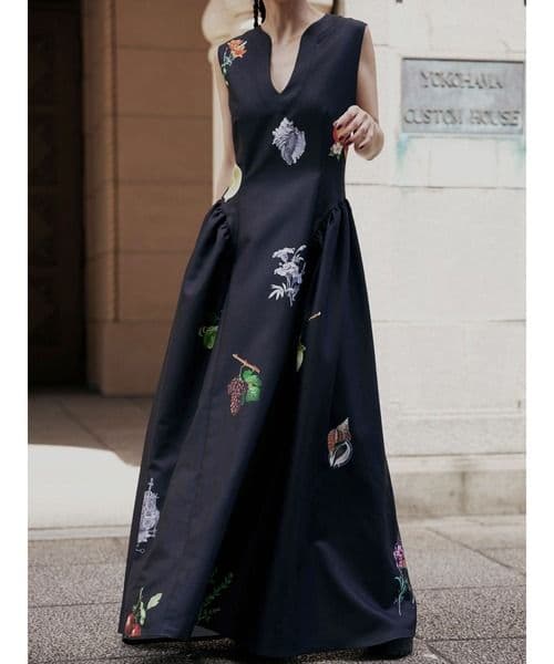 ワンピース ELEANOR LINEN LIKE DRESS