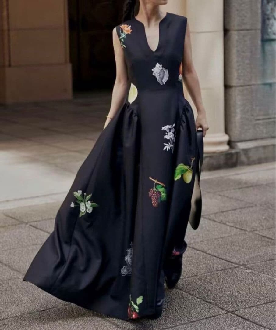 ワンピース ELEANOR LINEN LIKE DRESS