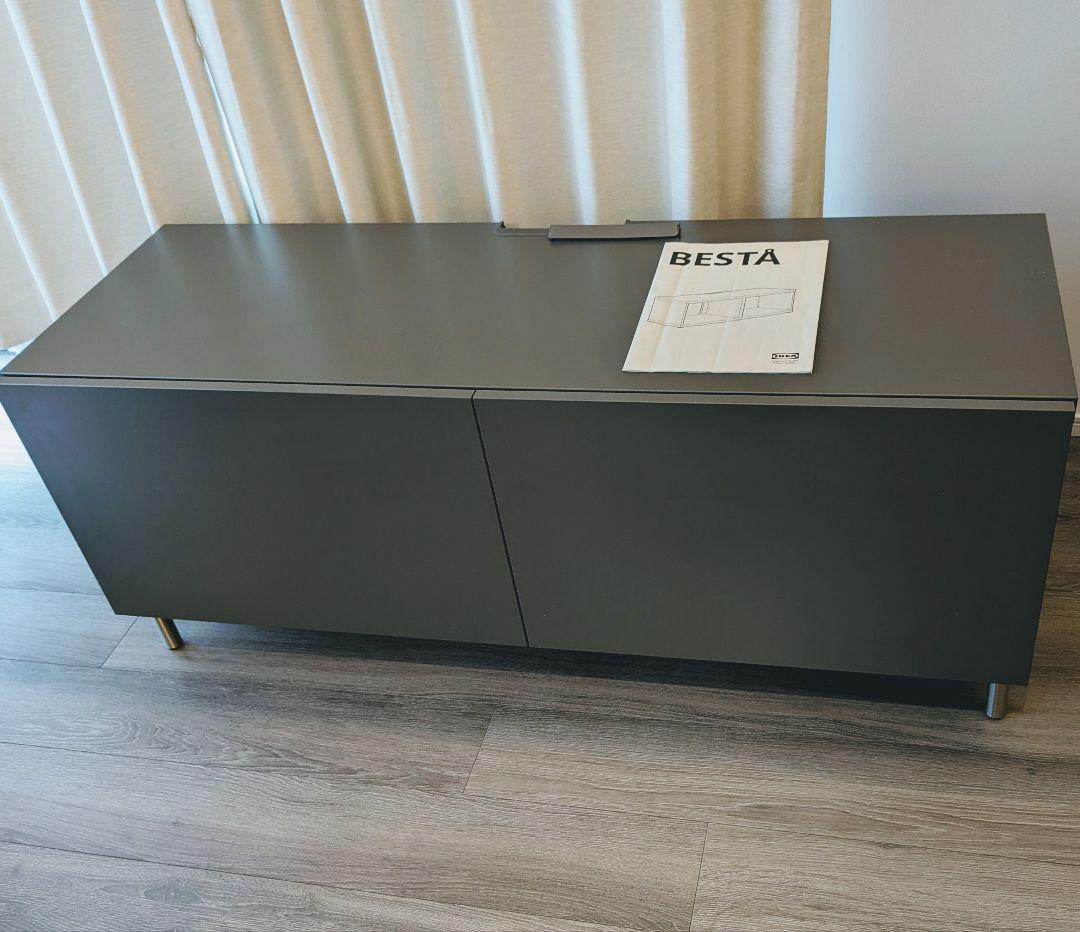 IKEAテレビ台 扉付き ベストー 120×42×48