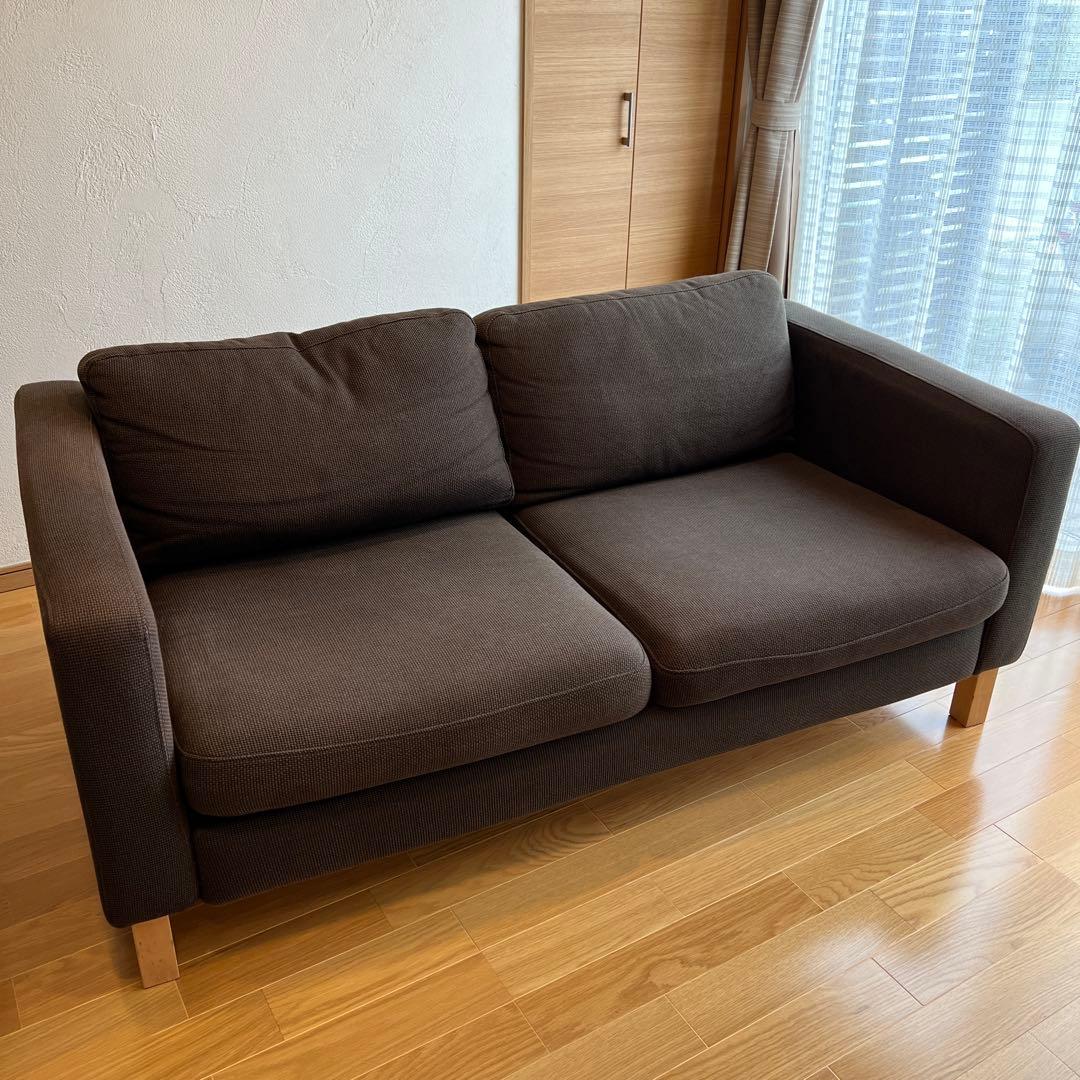 ※匿名配送メルカリ便　IKEA ソファ　カルルスタード　２人掛け