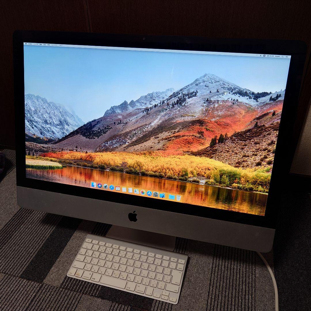 メモリ増設・動作確認済み 元箱・オマケ付き Apple iMac 27インチ