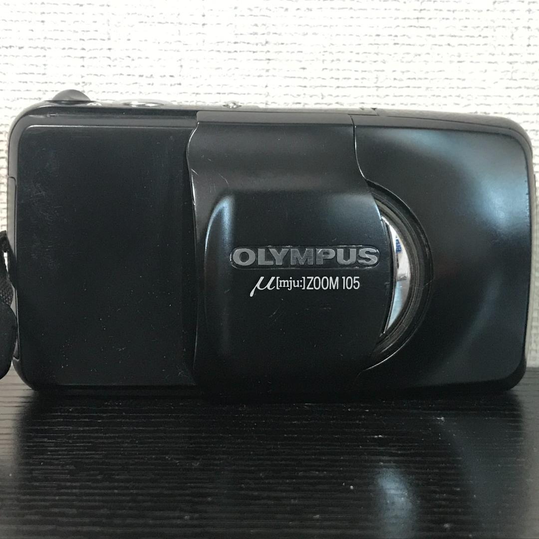 中古 OLYMPUS μ[mju:] ZOOM 105 フィルムカメラ