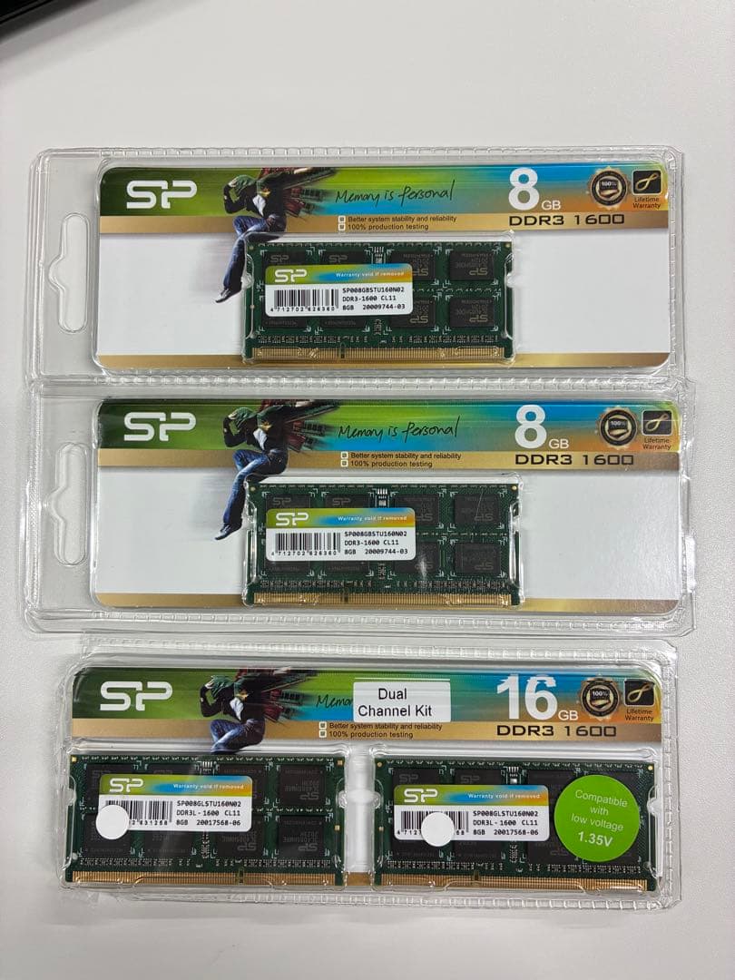 シリコンパワー ノートPC用メモリ 8GB×4枚