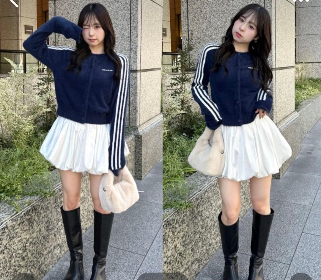 アディダス　フラッフィーニットカーディガン　XL新品♡タグ付きです♪