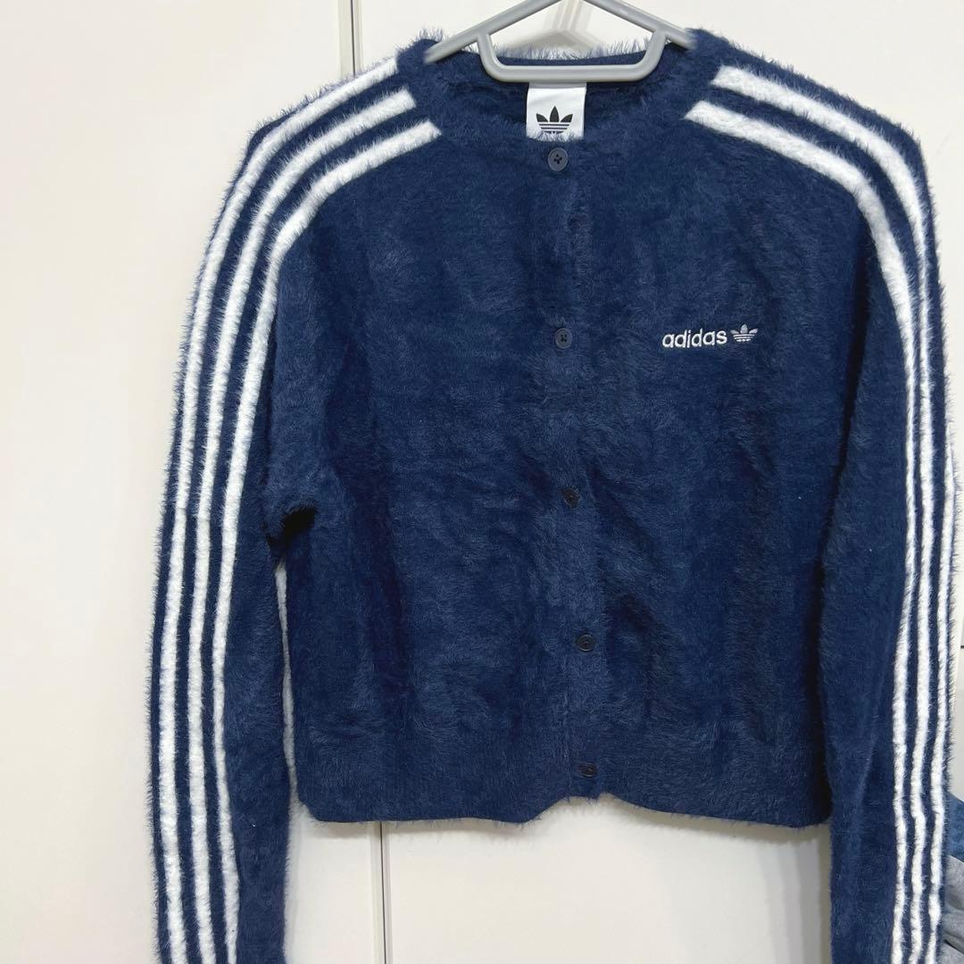 アディダス　フラッフィーニットカーディガン　XL新品♡タグ付きです♪