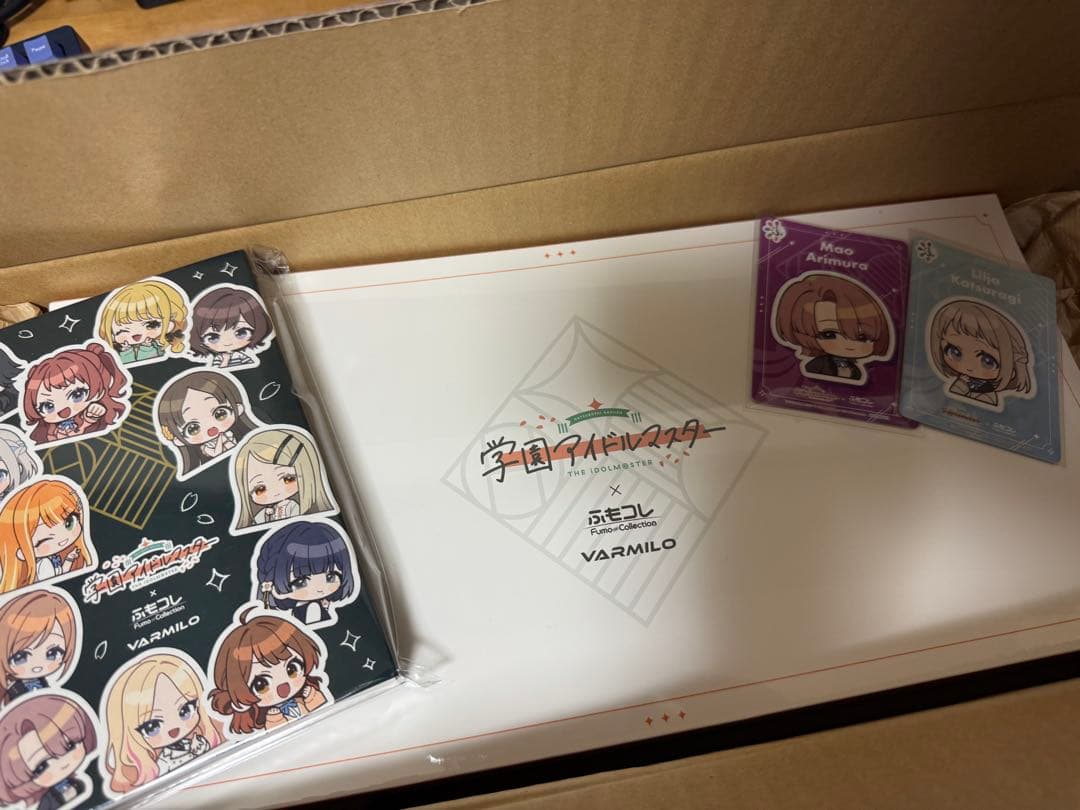 ふもコレ　学園アイドルマスター　キーボード　キーキャップ