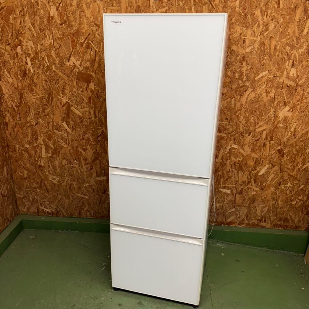 331 大型冷蔵庫　右開き　300L〜400L　自動製氷機付　美品モデル　家庭向