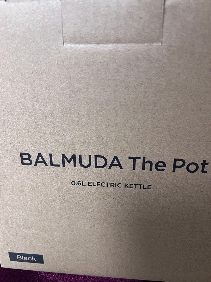 BALMUDA The Pot 0.6L 電気ケトル ブラック