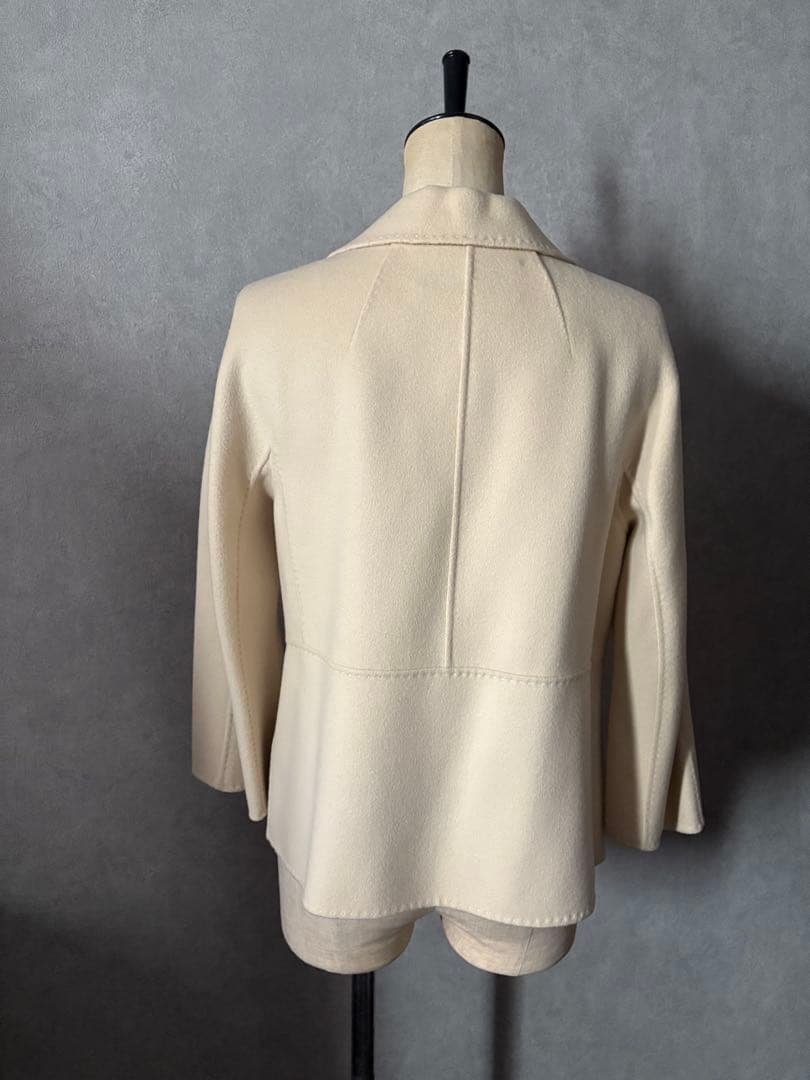 ADORE カシミアリバーコート　ホワイト