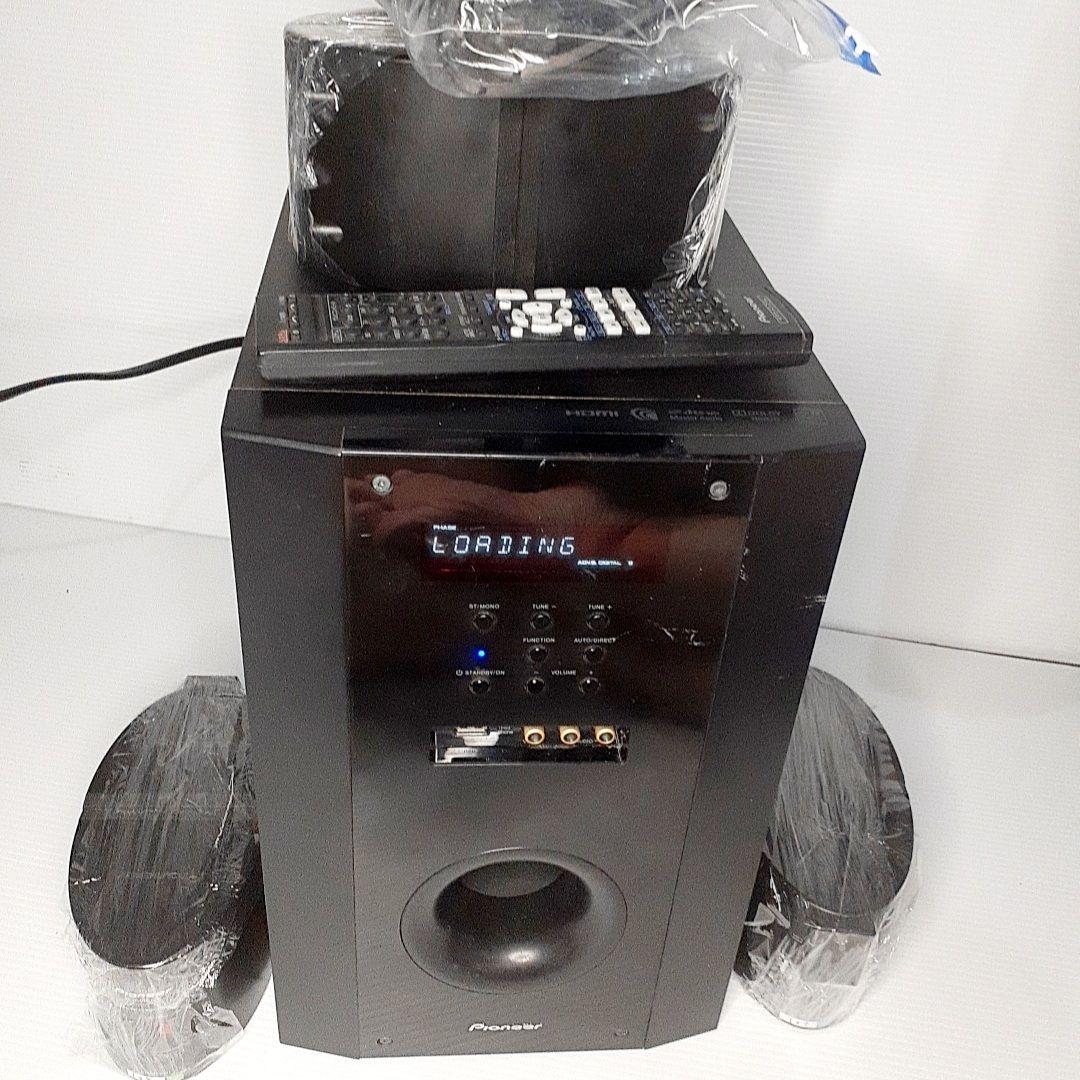 サラウンドアンプ内蔵サブウーファー　Pioneer SX-SWR1 リモコン付属
