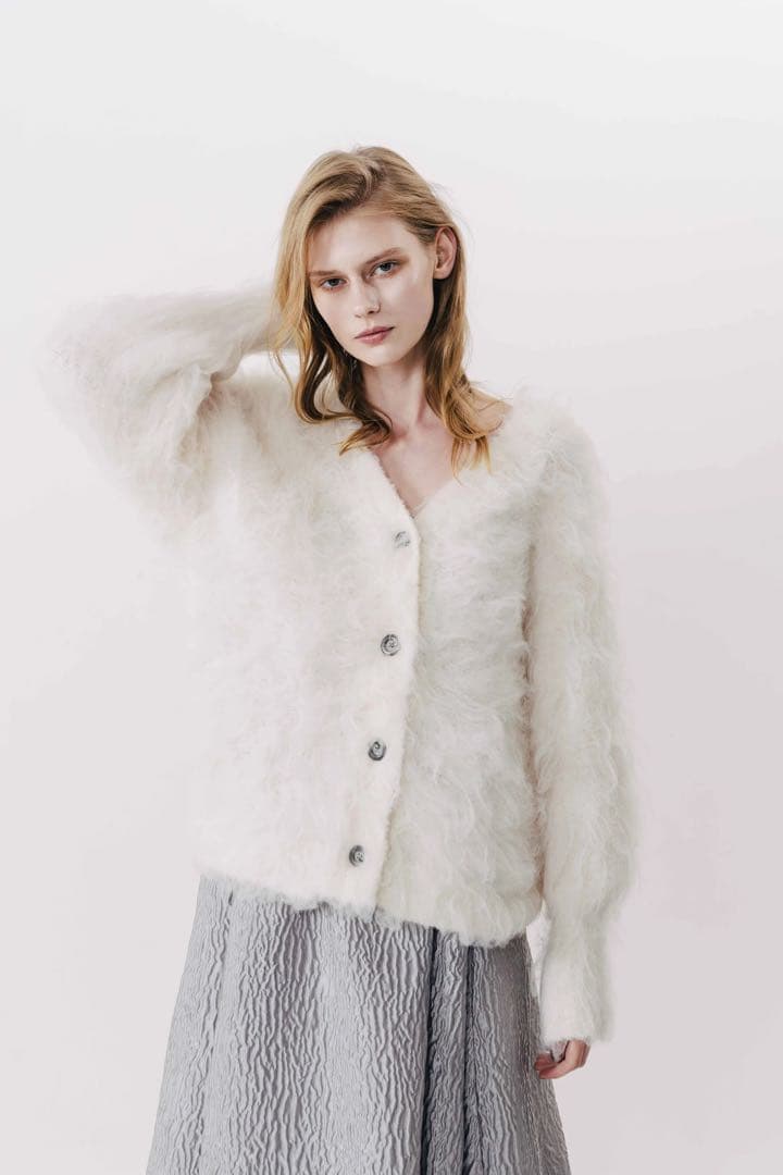 THE TOE シャギーカーディガン 2度着用/美品