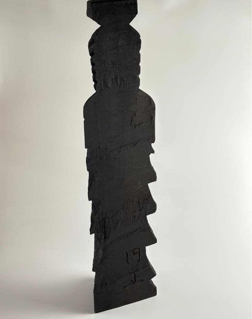 円正 円空 彫刻 置物 仏像 高さ約70cm 木工 円空仏 木彫り