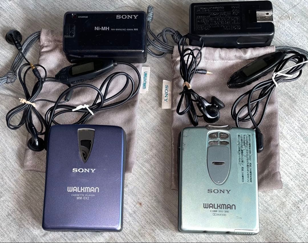 d*3様 SONY カセットプレーヤー WM-EX2の2台セット
