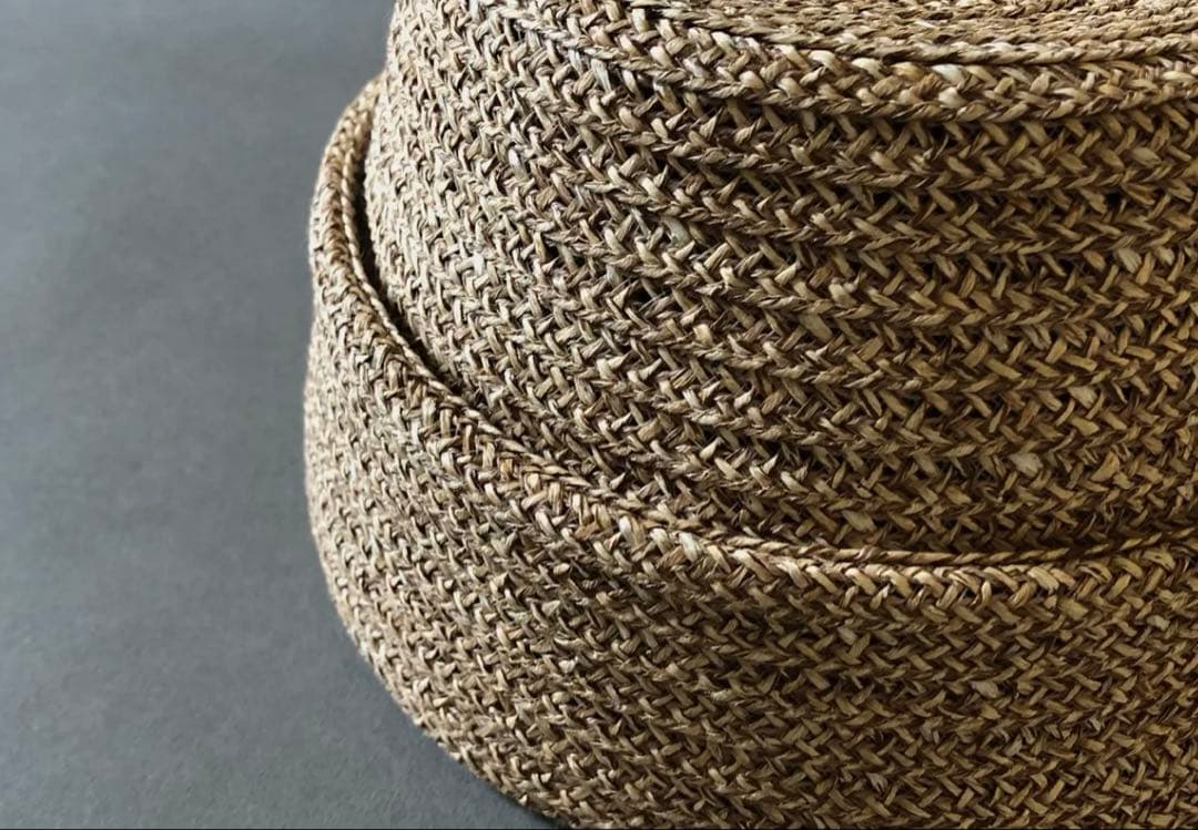 ミテ　えん帽子/和紙ブレード（ベージュ）