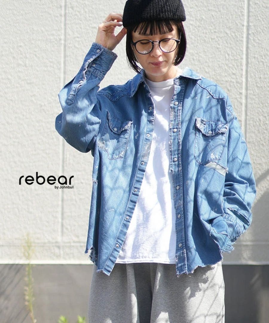 ネコーズ　リメイクウエスタンシャツ