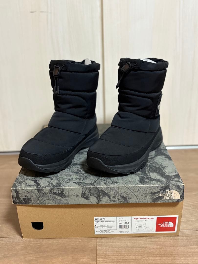 ザ・ノース・フェイス　ヌプシ ウォータープルーフ　25センチ　スノーブーツ