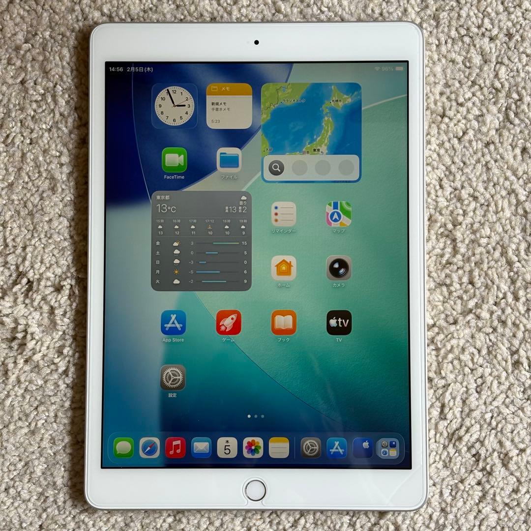 Apple iPad 10.2インチ第8世代 シルバー バッテリー87%wifi