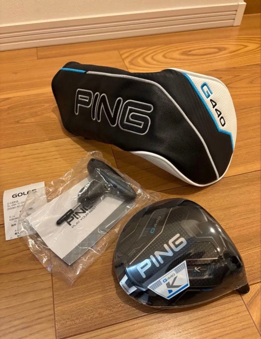リキさん　PING G440K ドライバー 9° ヘッド＋ヘッドカバー＋レンチ付