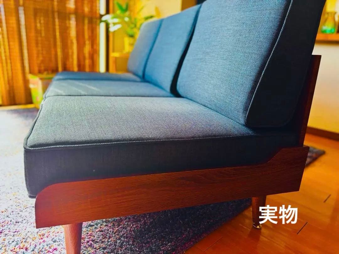 【美品未使用・直接引取り値段割引します！終了間近】ソファ ネイビー 直接or配送