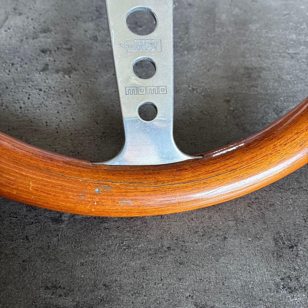 MOMO INDY ステアリングホイール（ウッド・クラシック） 直径：約31cm