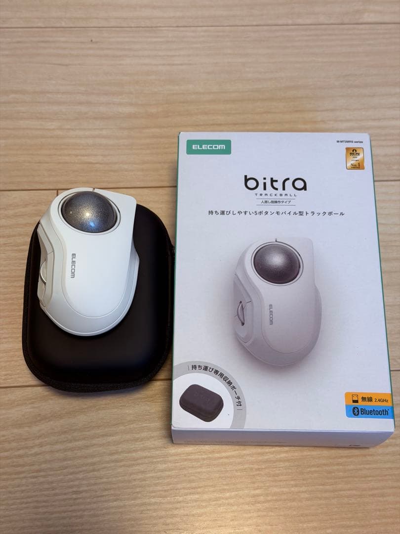 T*e様 ELECOM 新型bitra トラックボール 本体 ホワイト