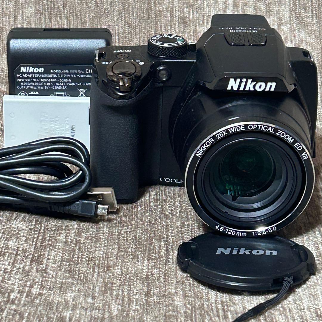 稼働品　Nikon COOLPIX P100 コンパクトデジタルカメラ　付属品付