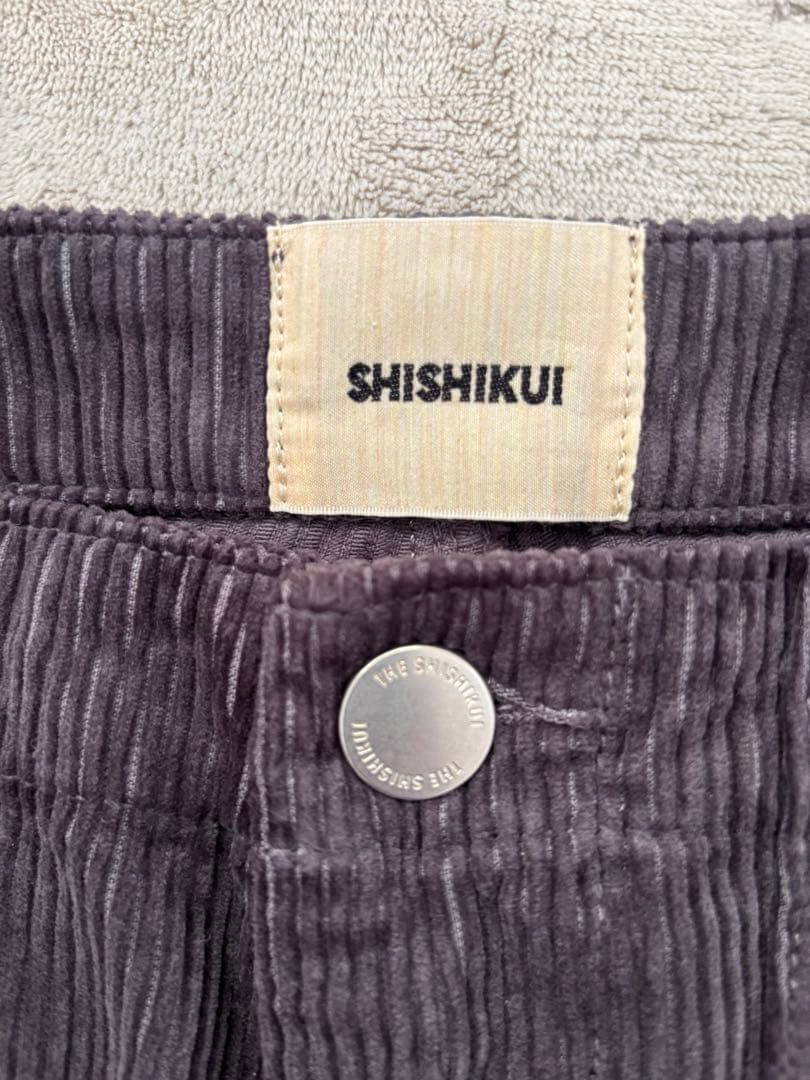 お値下げ【SHISHIKUI】CORDUROY BAKER チャコールグレー34