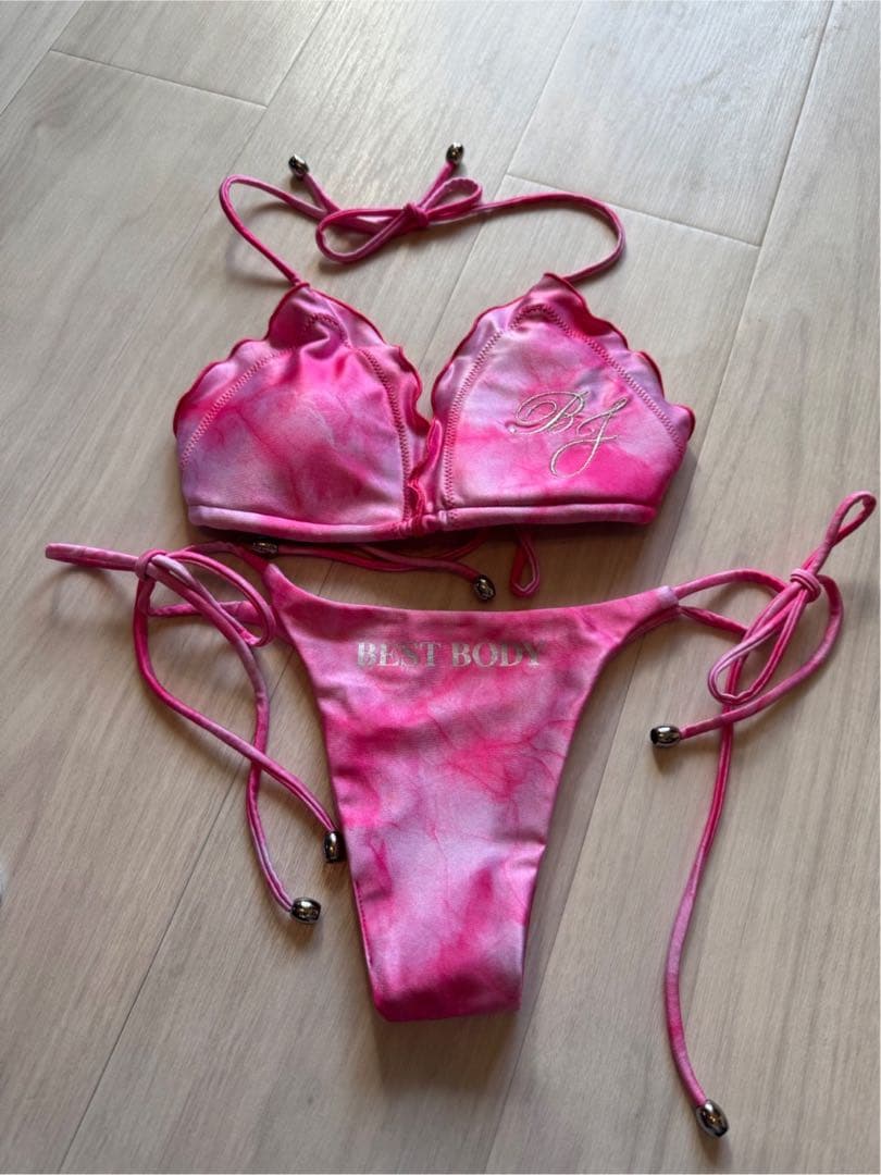 ベストボディジャパン 公式ビキニ マーブルピンクS