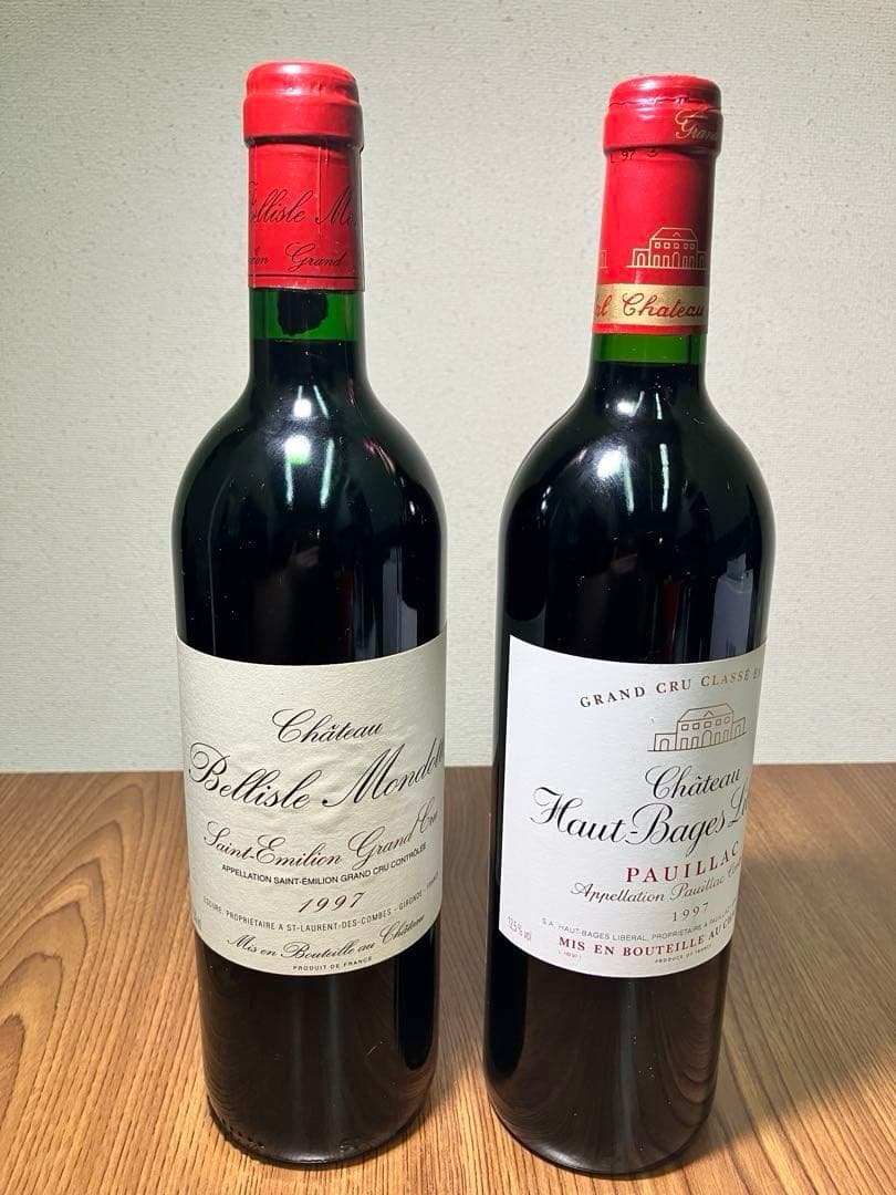 【自宅地下長期保存品】1997年シャトーベリールモンドット&シャトーオーバージュ