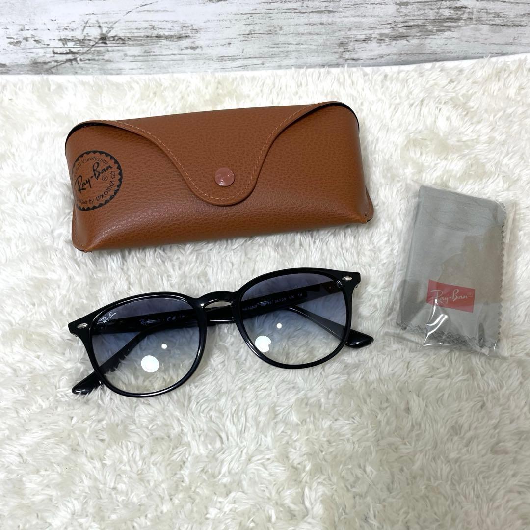 Ray Banレイバン ブラック/グラデーション　ケース、クロスセット