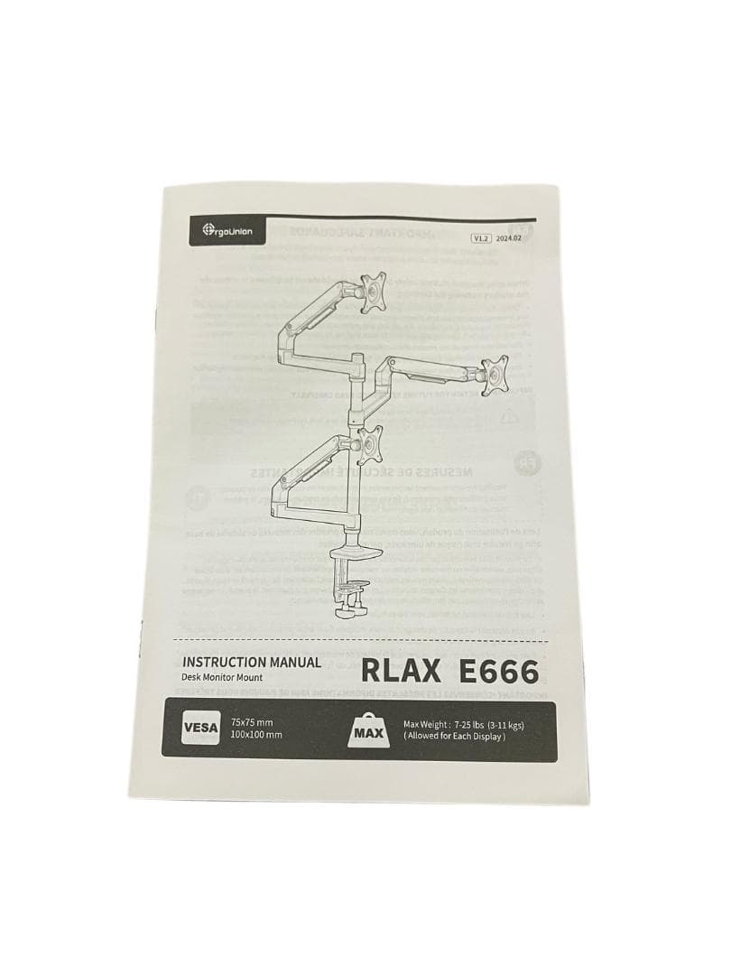ERGOUNION RLAX E666 モニターアーム