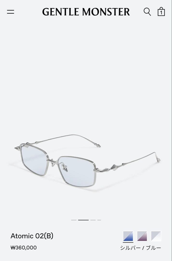 GENTLE MONSTER Atomic 02(B) サングラス 正規品