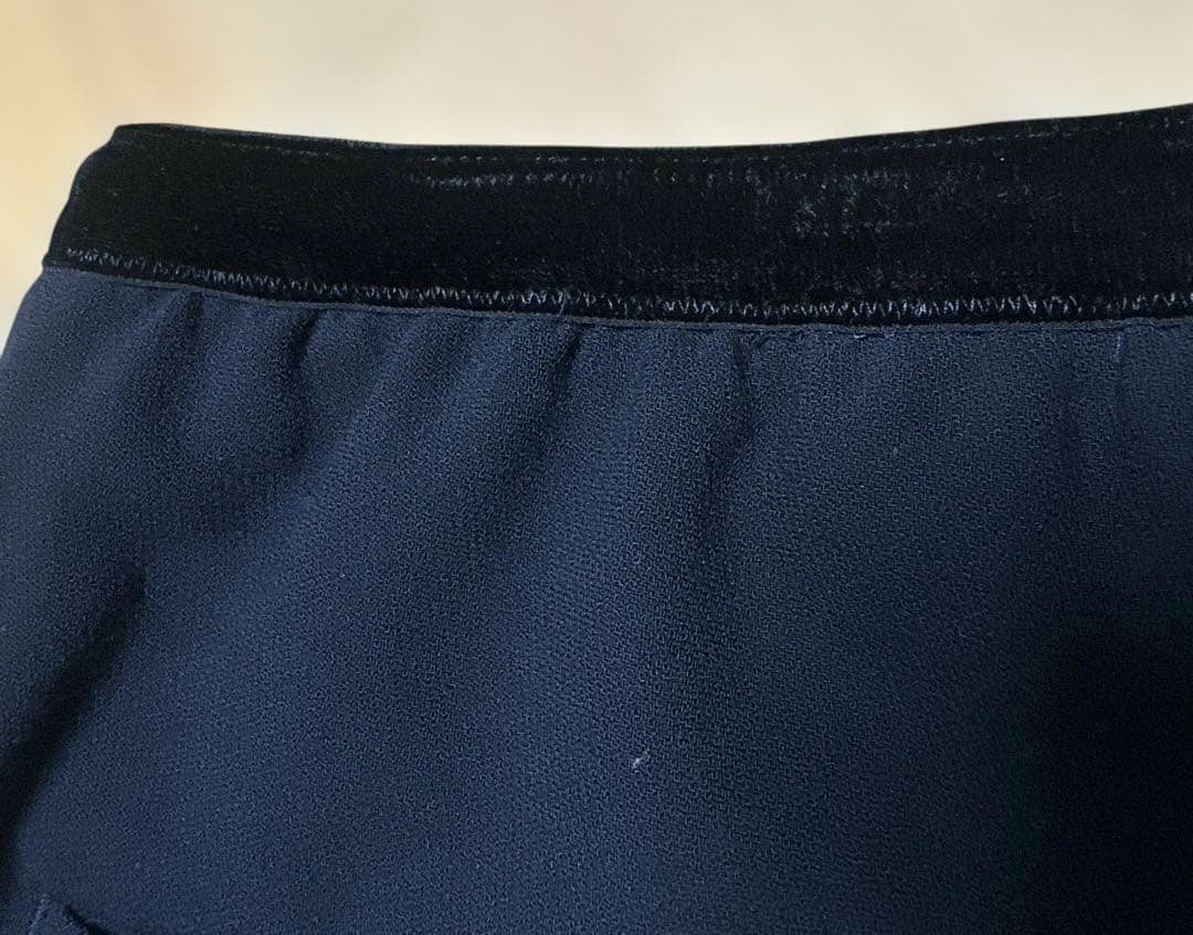 《DRAWER》ウールジョーゼットドロストパンツ　34