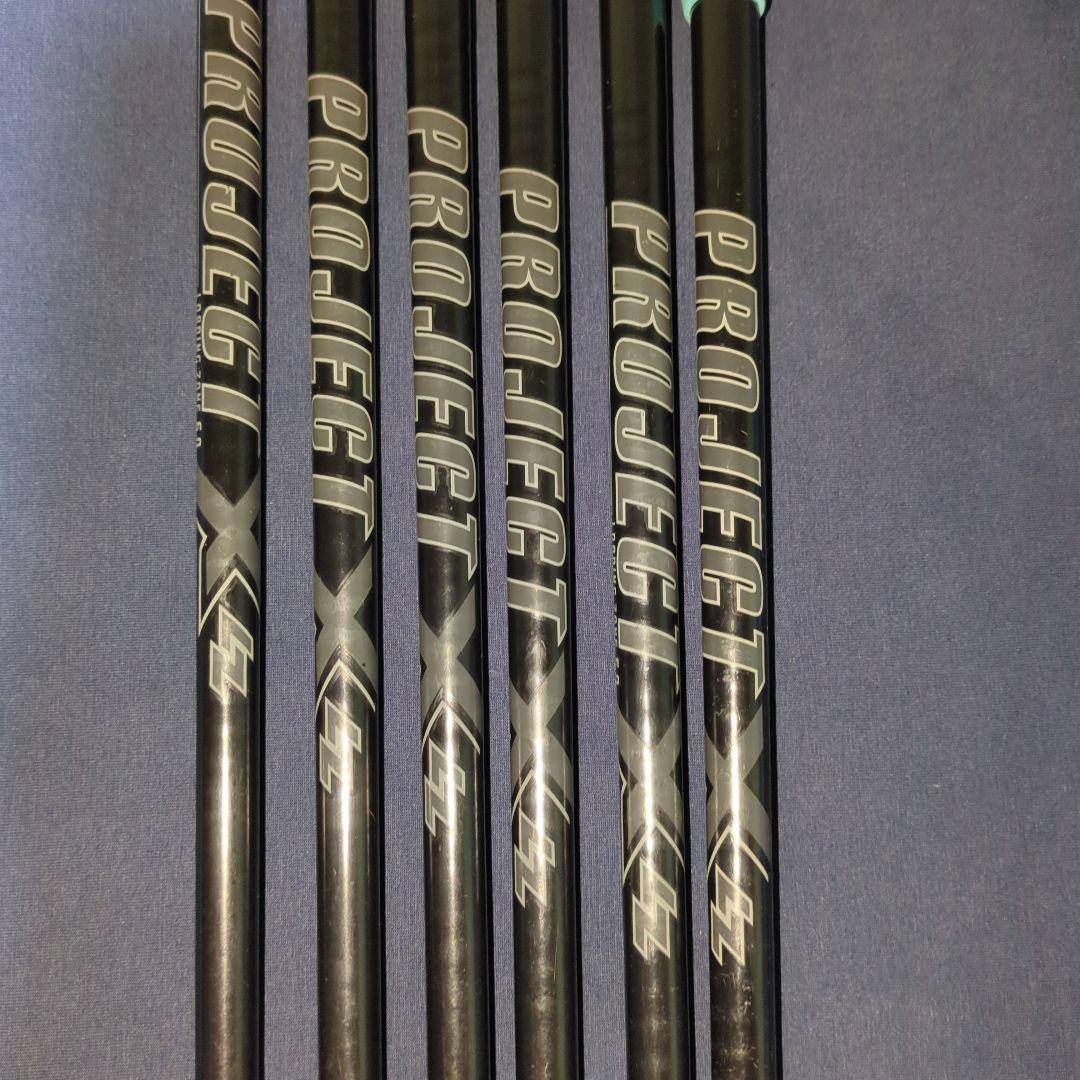 プロジェクトX LZ 6.0 ブラック　6本セット　6番〜48W　バラ売り不可