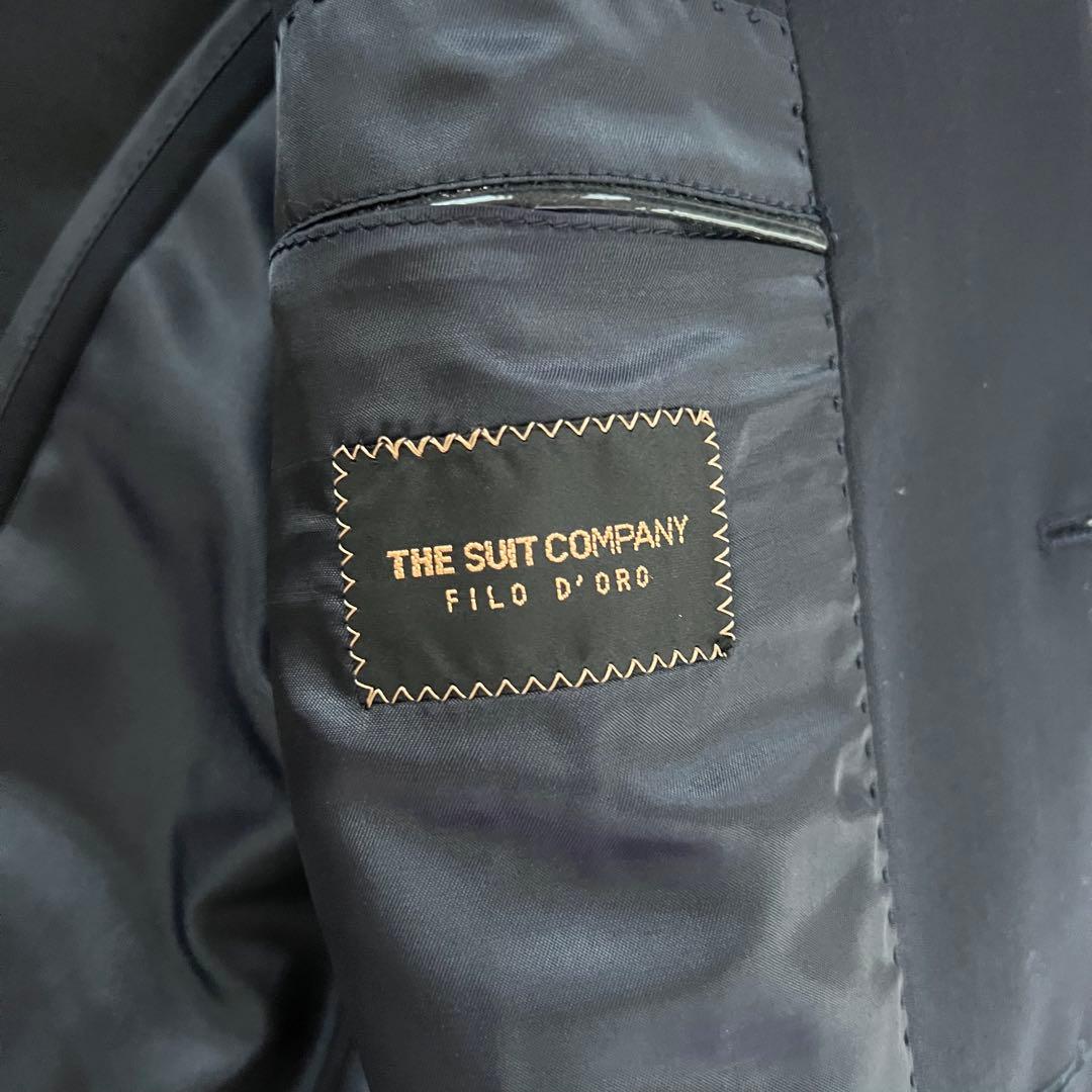 THE SUIT COMPANY 3ピース スーツ ダークネイビー M