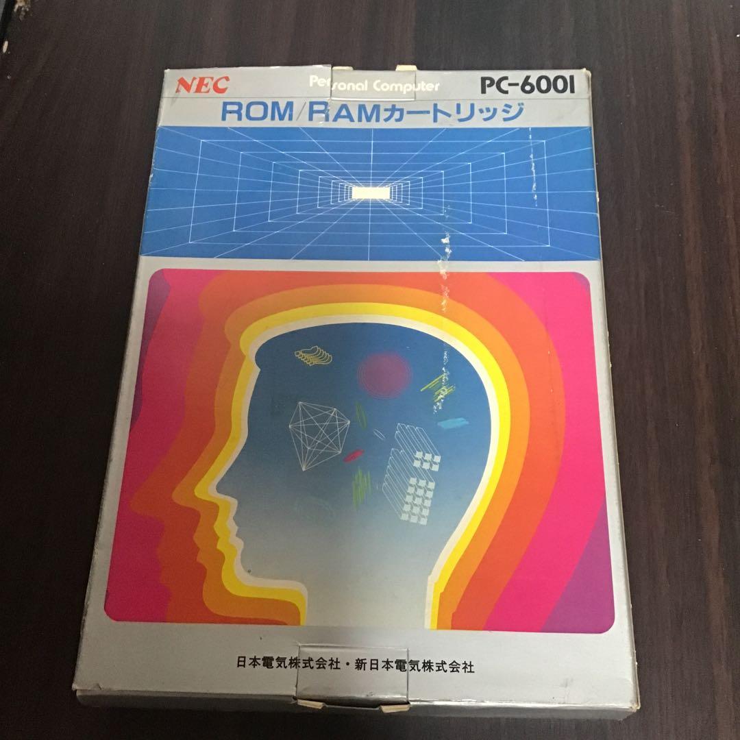 NEC PC-6001 ROM RAMカードリッジ　箱　説明書付き