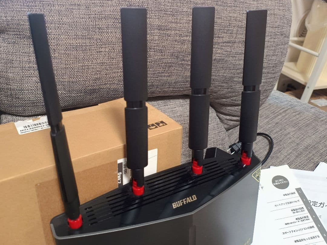 BUFFALO無線LANルーター WXR-11000XE12/N WiFi 6E