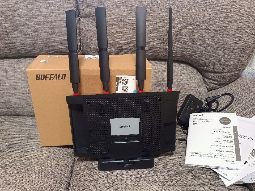 BUFFALO無線LANルーター WXR-11000XE12/N WiFi 6E