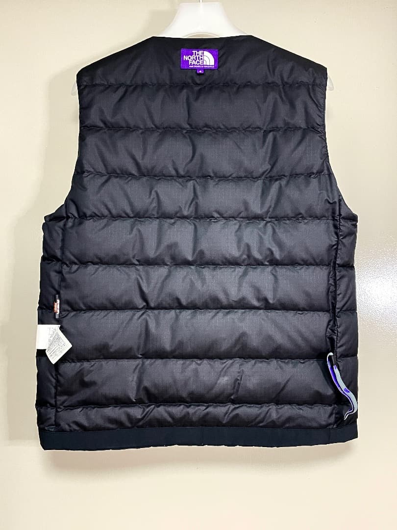 ノースフェイスバープルレーベル　ダウンベスト　黒　Sサイズ　美品