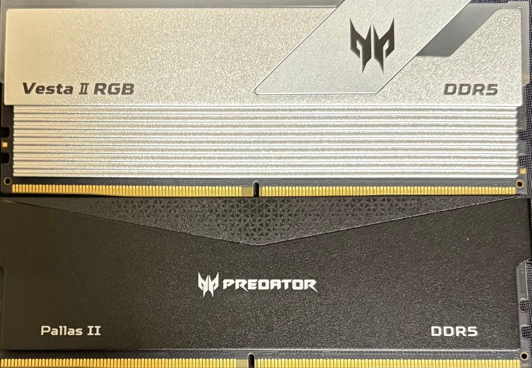 メモリー Predator Vesta II & Pallas II DDR5 16GB