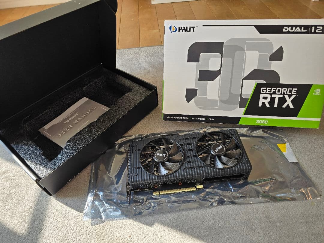 【動作良好】Palit RYX 3060 Dual 12GB | 箱•説明書あり